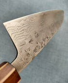 Tsunehisa | Swedish Steel Damascus Washiji | Santoku 165mm