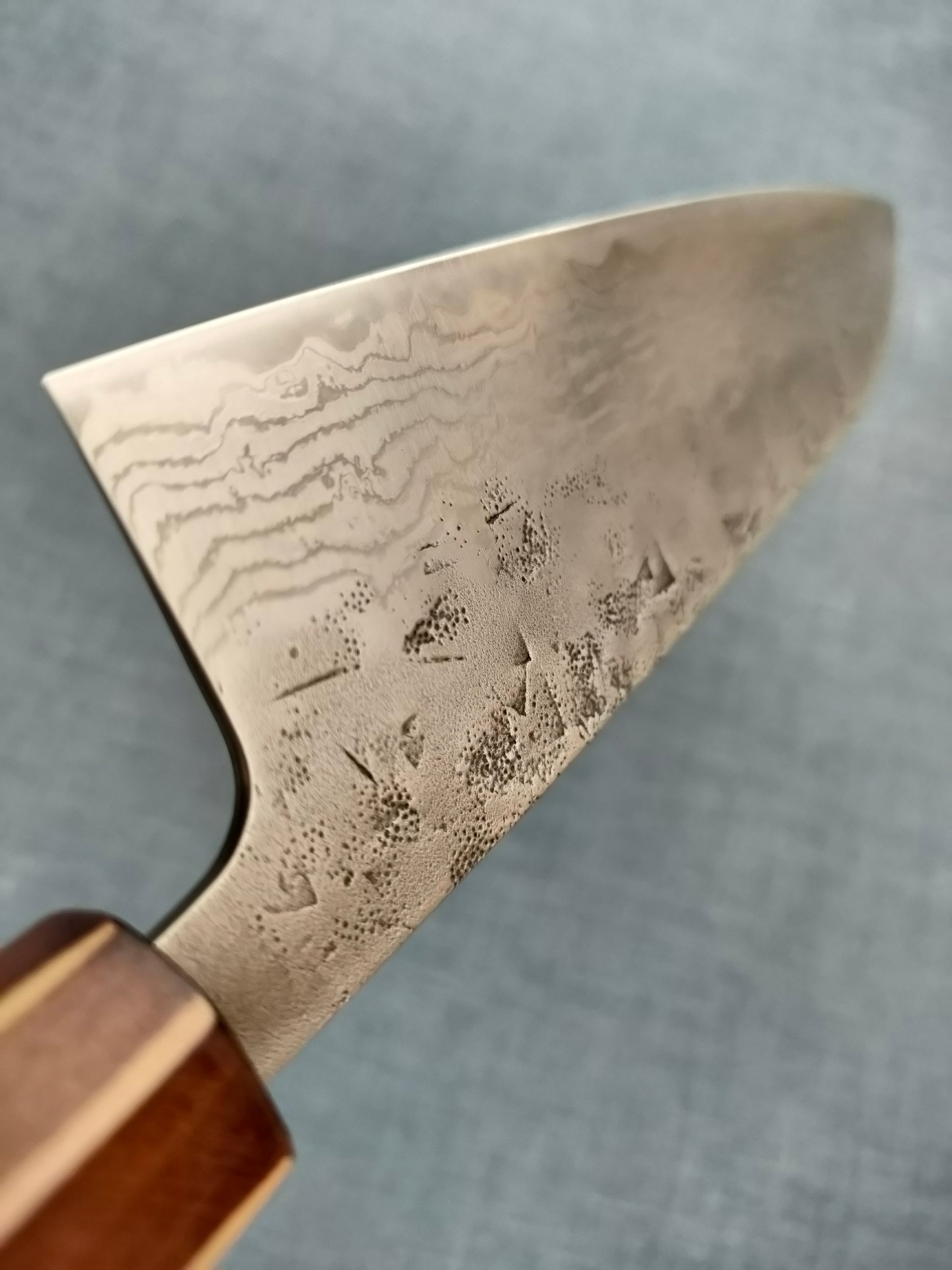 Tsunehisa | Swedish Steel Damascus Washiji | Santoku 165mm