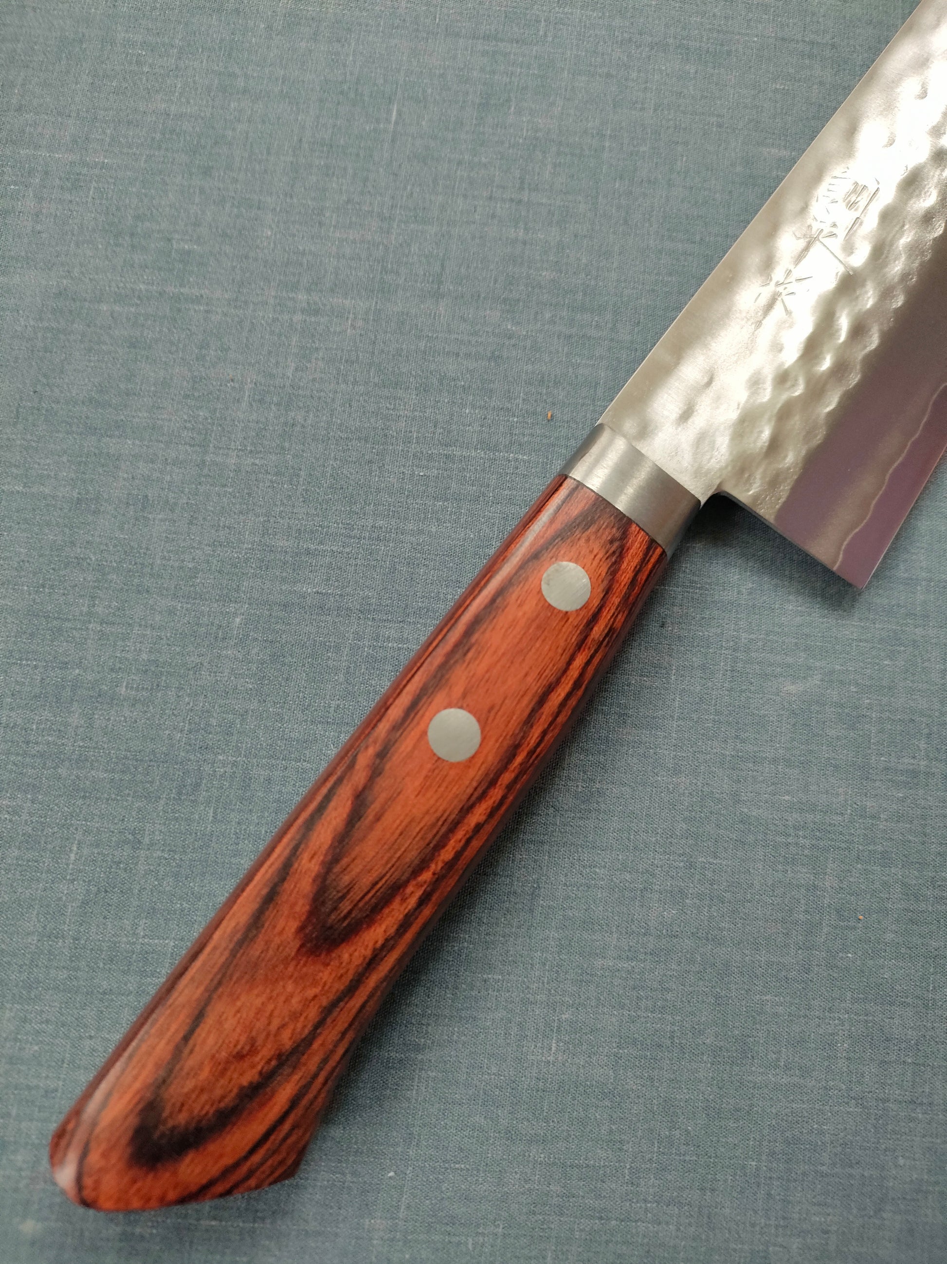 Masutani | Tsuchime | Gyuto 180mm | VG1 | Brown Pakka