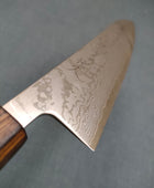 Tsunehisa | Forged VG10 Damascus | Gyuto 210mm | Burnt Oak