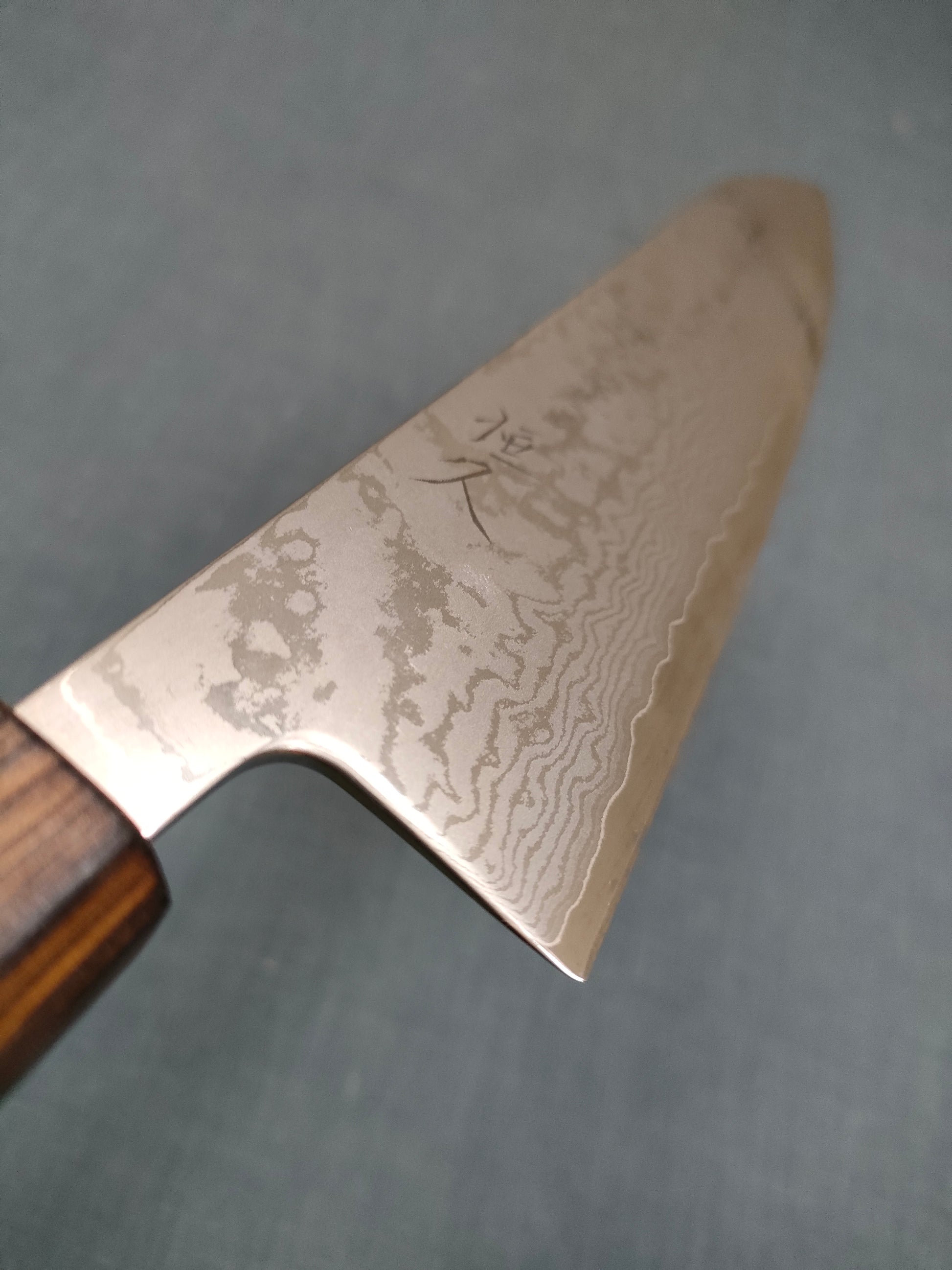 Tsunehisa | Forged VG10 Damascus | Gyuto 210mm | Burnt Oak