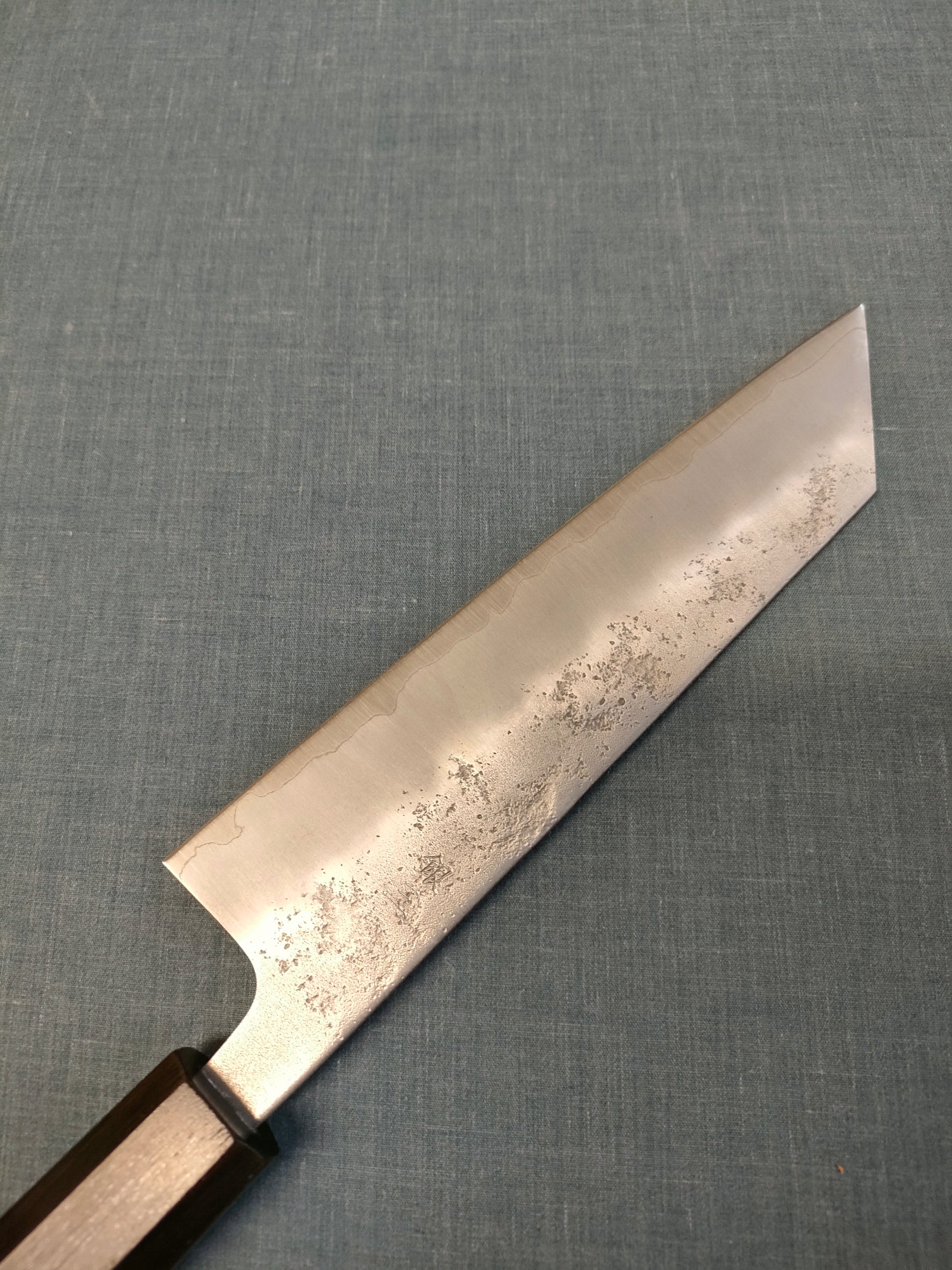 Tsunehisa | Nashiji | Bunka 175mm | Ginsan 3 | Ebony