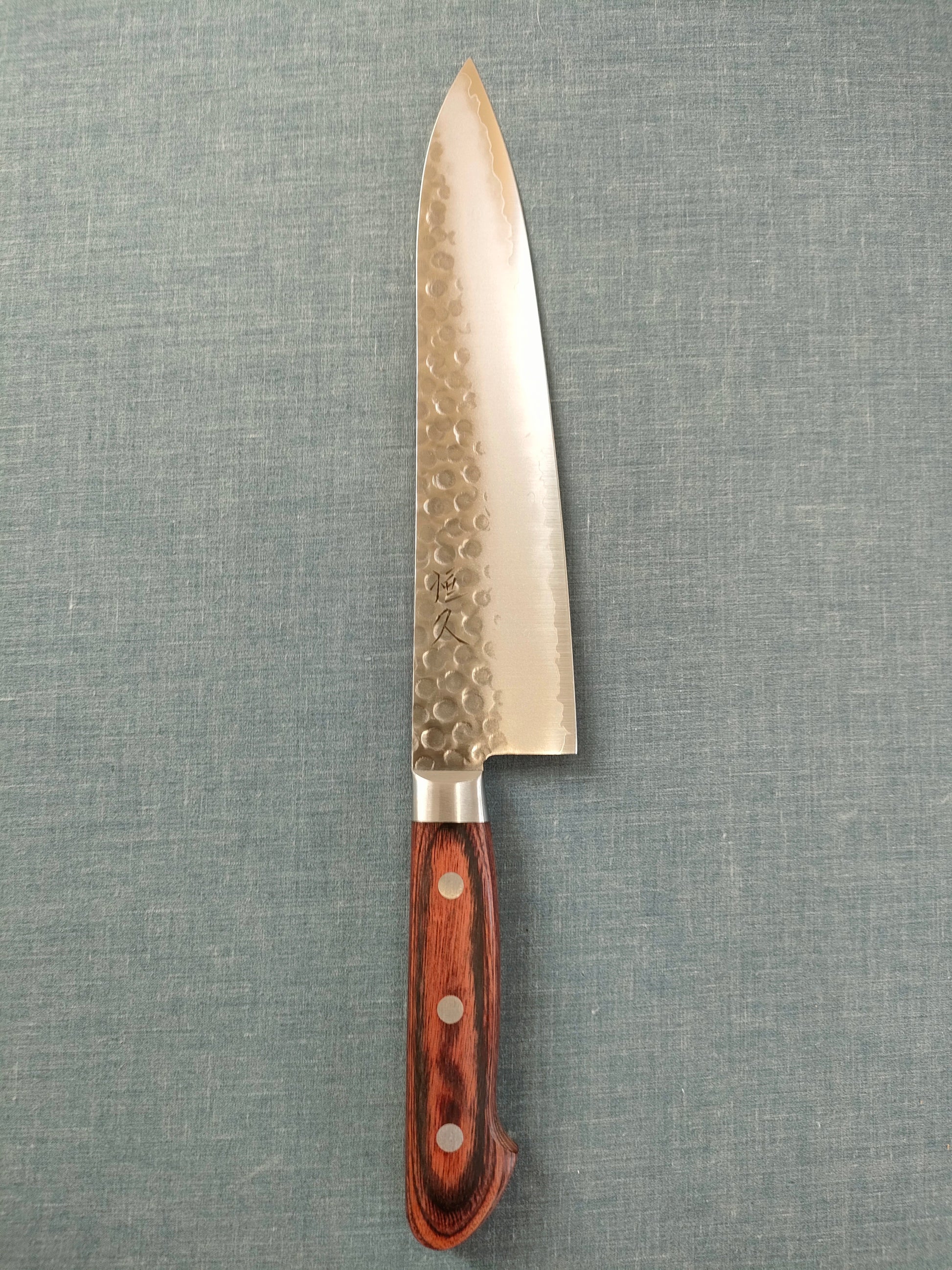 Tsunehisa | Gyuto 210mm | Tsuchime VG10 | Brown Pakka
