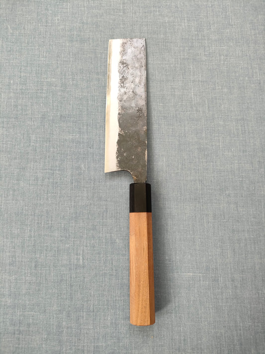 Yosimitu Kajiya | Nakiri 160mm | Shirogami 2 | Walnut