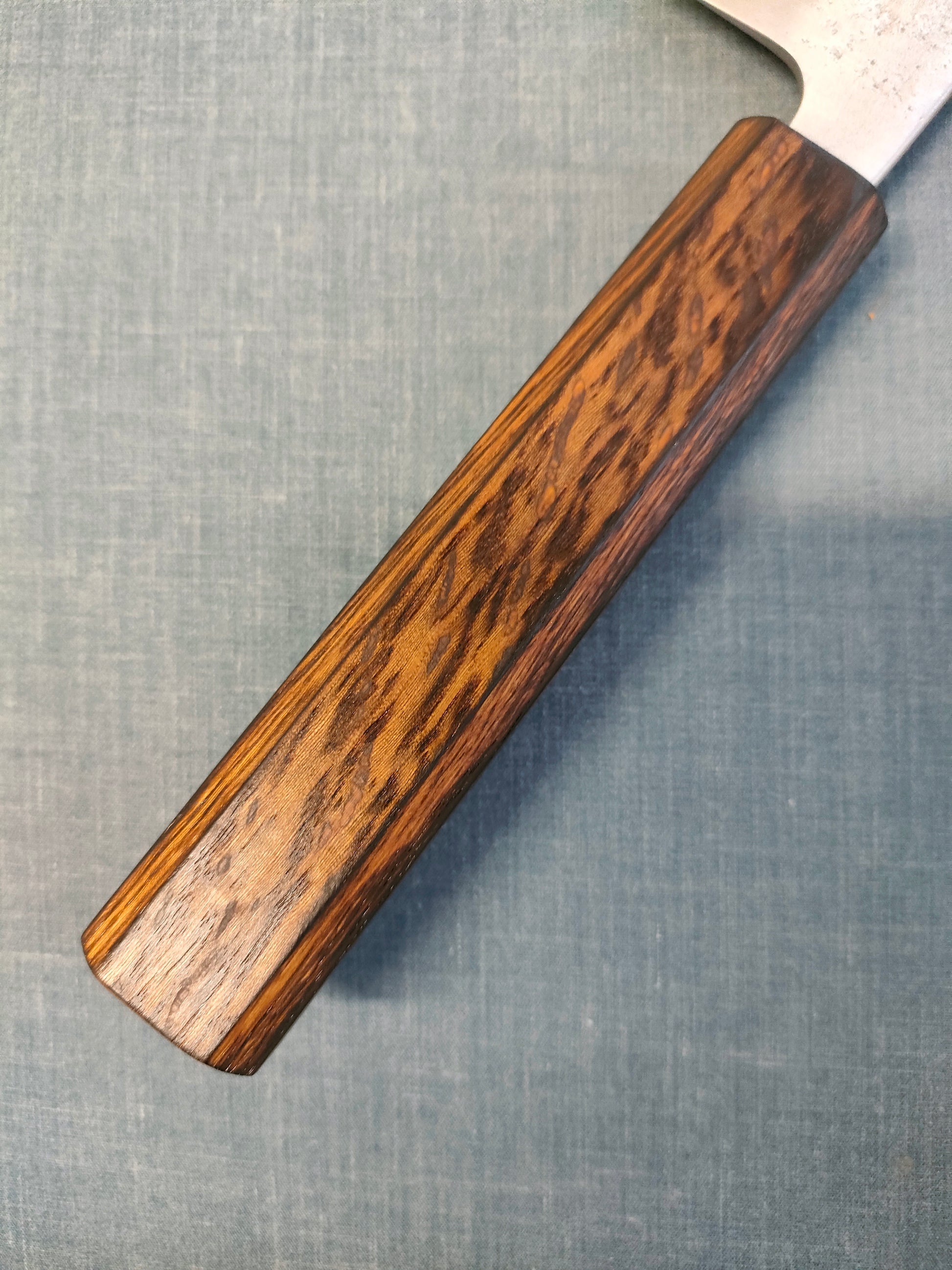 Tsunehisa | Nashiji | Bunka 175mm | Ginsan 3 | Burnt Oak