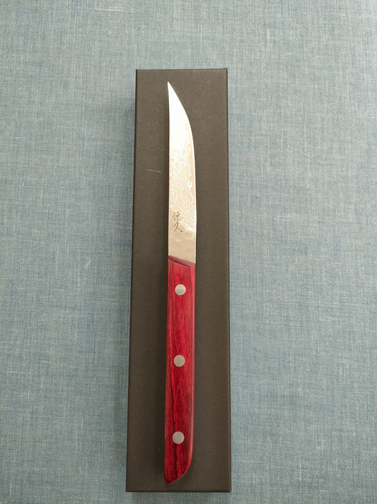 Damascus Steak Knife | AUS10 | 90mm