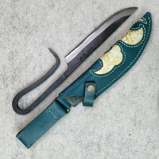 Yosimitu Kajiya | Outdoors Knife 140mm | Shirogami 2